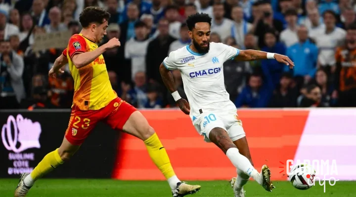 Aubameyang brille à nouveau lors de la victoire de l’Olympique de Marseille face au RC Lens