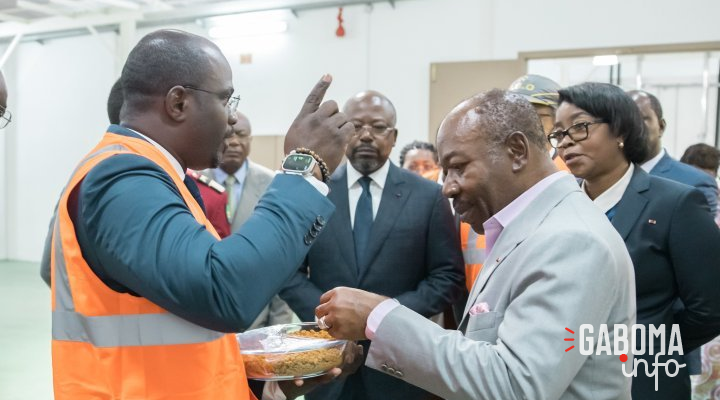 Nkok : Ali Bongo met en service la Raffinerie gabonaise de l’or et inaugure la zone logistique multimodale