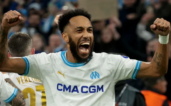 Ligue 1 : Aubameyang buteur, Marseille accroche une place européenne