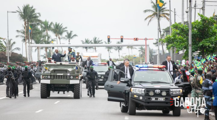 Fête nationale an 63 : Ali Bongo assiste à la grande parade militaire