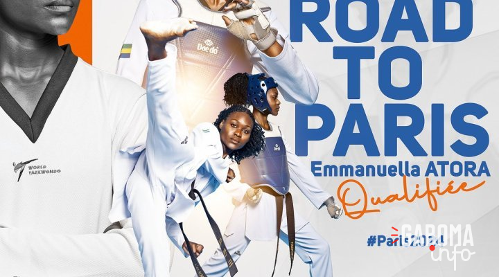 La taekwondoïste gabonaise Emmanuelle Atora file aux JO de Paris