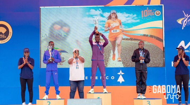 10 Km de Port-Gentil 2026&nbsp;: le Kenya domine les élites, Djessy Mouelé Kodo premier Gabonais