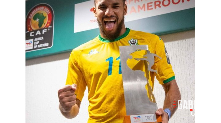 CAN 2021 : Jim Allevinah logiquement élu homme du match du choc Gabon vs Maroc !