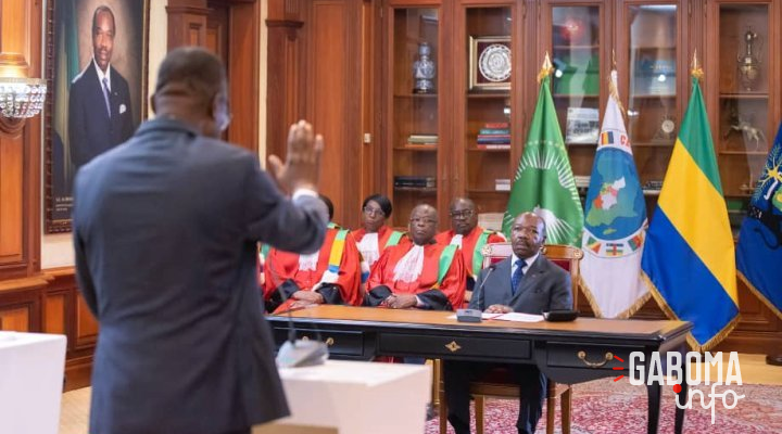 Prestation de serment : Ali Bongo reçoit celui de son ministre délégué au Transport