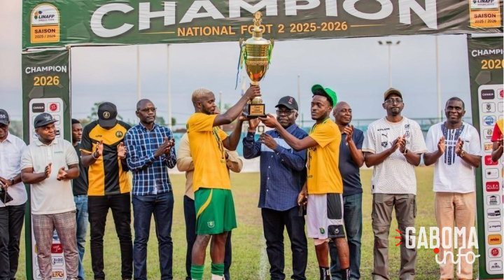 National Foot 2&nbsp;: Les miniers de Mounana sacrés champions 2026, Missile FC remonte en D1, Moulili FC recalé